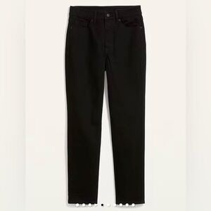 Old Navy Women's Black Straight Leg Jeans